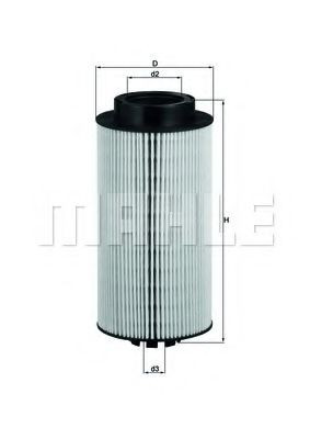 Фільтр тонкого очищення палива Mahle Original KX264D ціна, від 43.32 USD